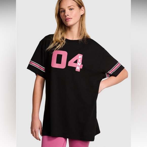 PINK Victoria's Secret Tops - 🔥VS Pink NEW RELEASE short sleeve campus tee sz XXL NWT